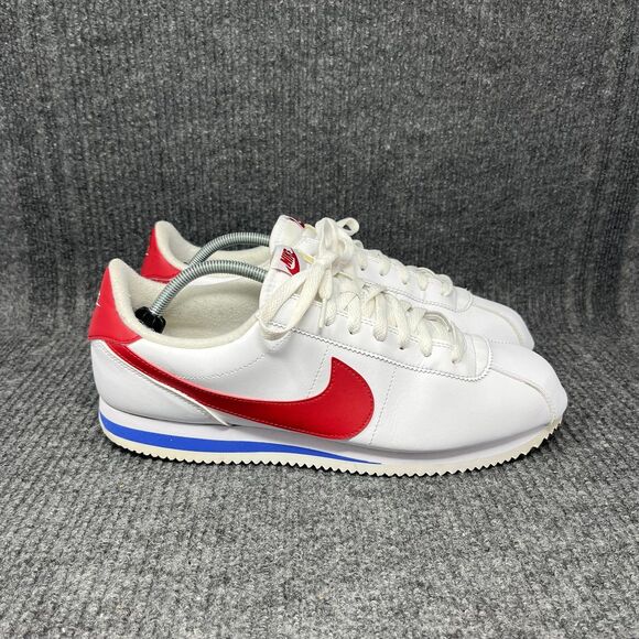 Nike Cortez OG Forrest Gump White Red Blue Leather Shoes Mens Size 13 819719-103